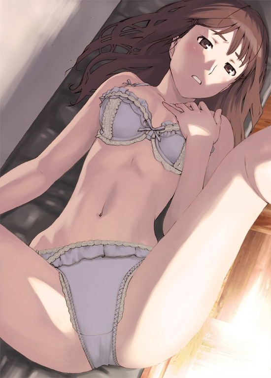 【２次】下着姿の女の子の二次エロ画像　その３２【下着】