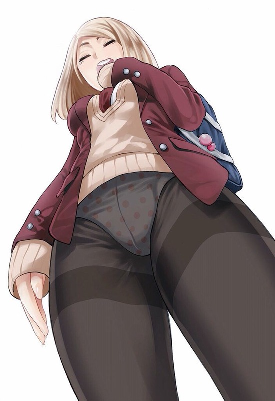 【２次】おパンツやらが丸見えになっちゃうローアングルの二次エロ画像　その６【ローアングル】