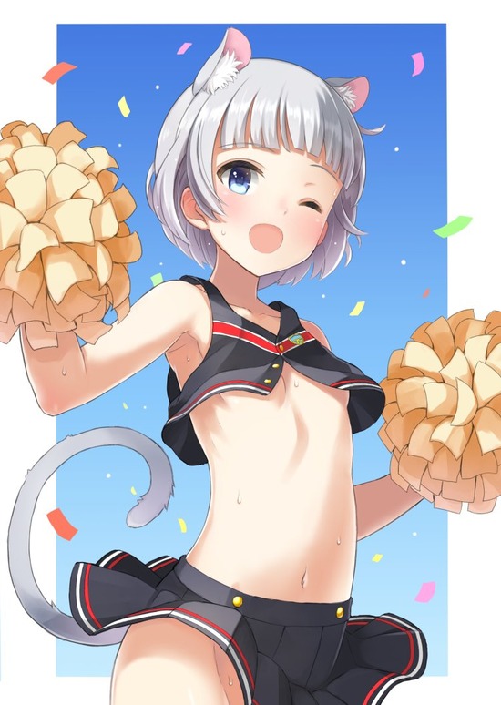 【２次】いろんなトコロが元気になっちゃう可愛いチアガールの二次エロ画像　その３【チアガール】