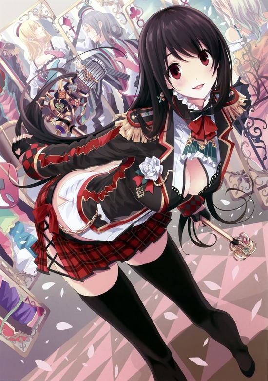 【２次】ニーソックスを穿いた女の子の二次エロ画像　その２７【ニーソックス】