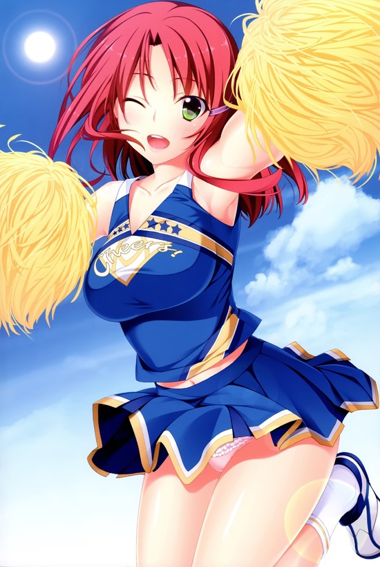【２次】いろんなトコロが元気になっちゃう可愛いチアガールの二次エロ画像　その４【チアガール】