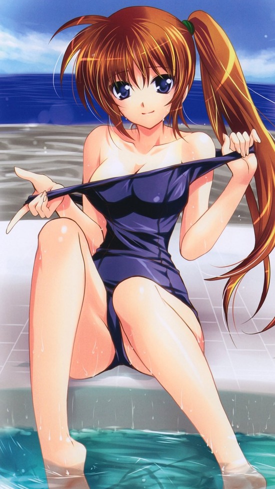 【２次】スク水を着てる女の子の二次エロ画像　その２７【スク水】