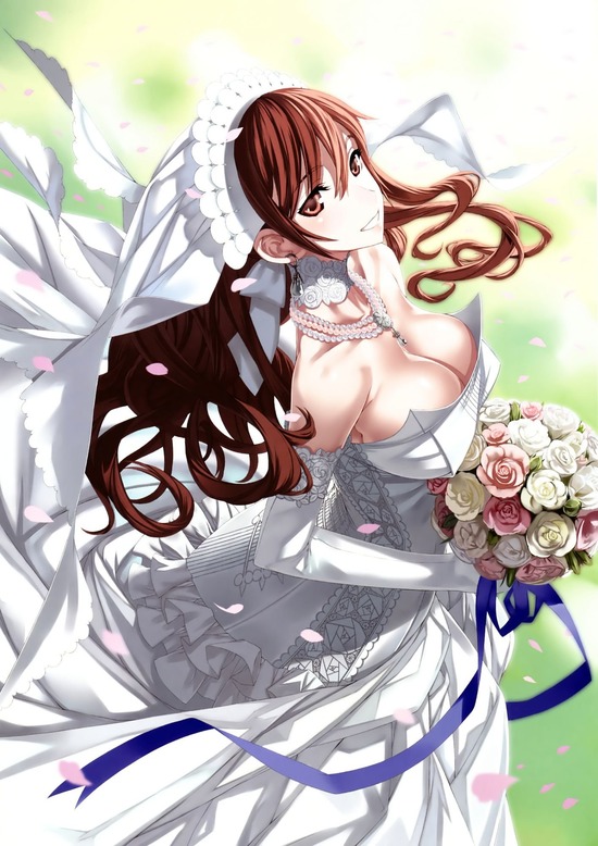 【２次】ウェディングドレス姿の女の子の二次エロ画像　その９【ウェディングドレス】