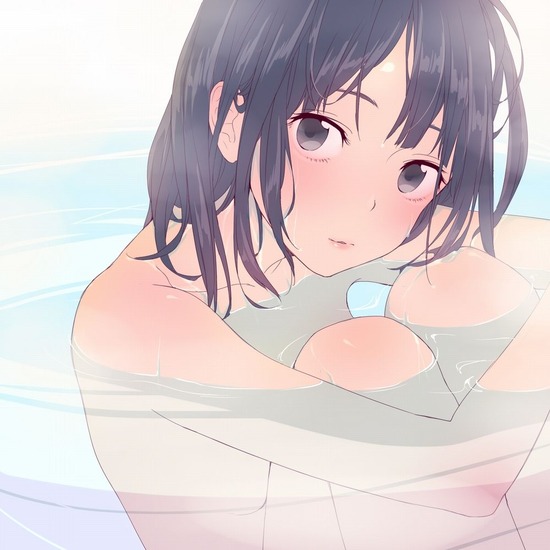 【２次】すっかり寒くなってしまったので、ご一緒したくなる入浴中の美少女二次エロ画像　その２【お風呂】