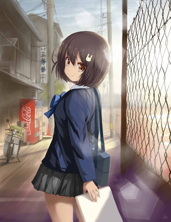 【２次】制服姿の可愛い女の子の二次画像　その３３【制服・非エロ】