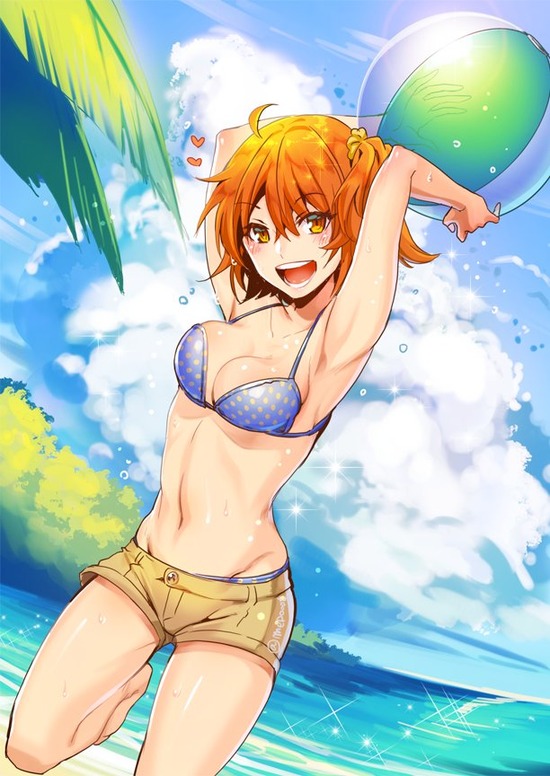 【2次】お尻やふとももが強調されちゃうショートパンツ姿の美少女二次画像　その２【ショートパンツ・非エロ】