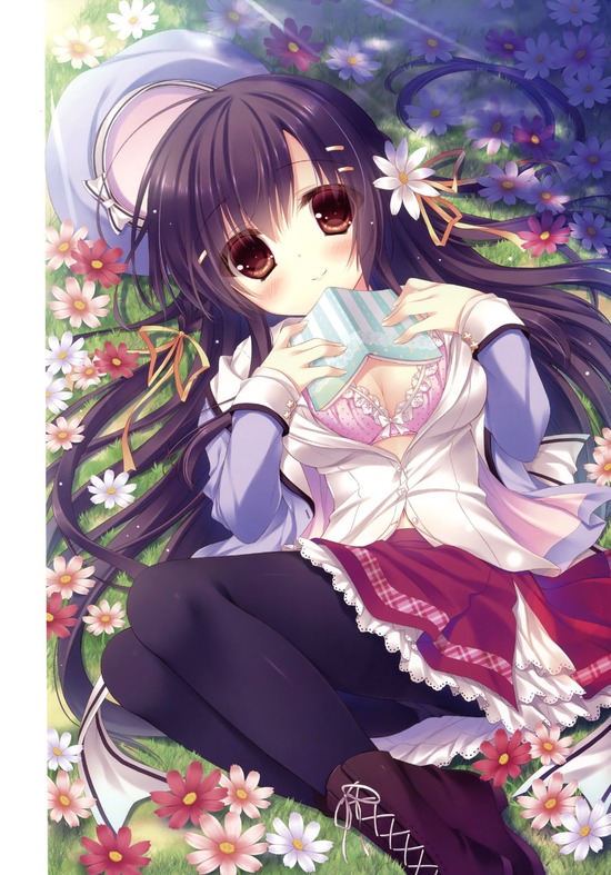 【２次】流れるような黒髪の美少女二次エロ画像　その５【黒髪】