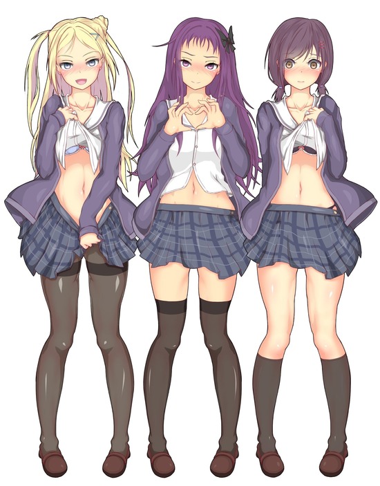 【２次】おヘソが出ちゃってる女の子の二次エロ画像　その１２【ヘソ】