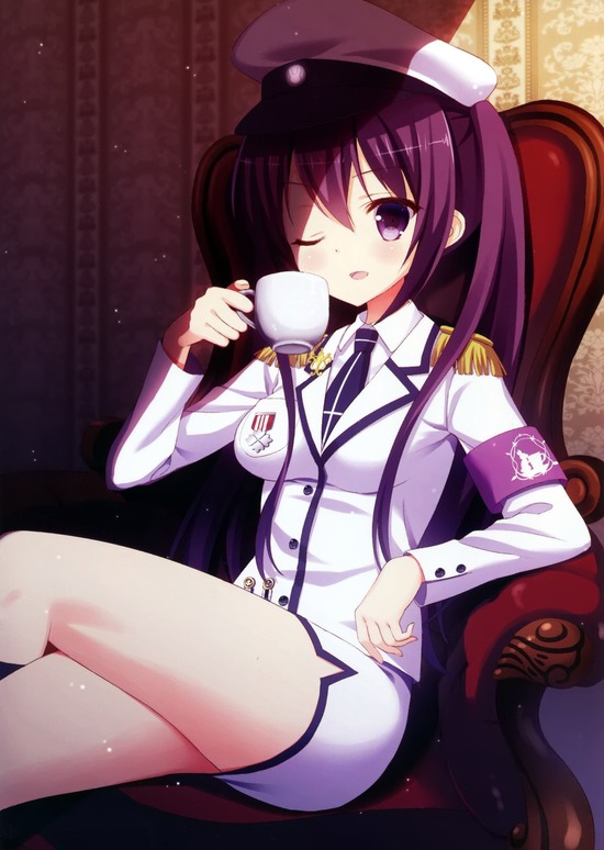 【２次】スリットの入った服を着ている太ももがエロい女の子の二次エロ画像　その３【スリット】