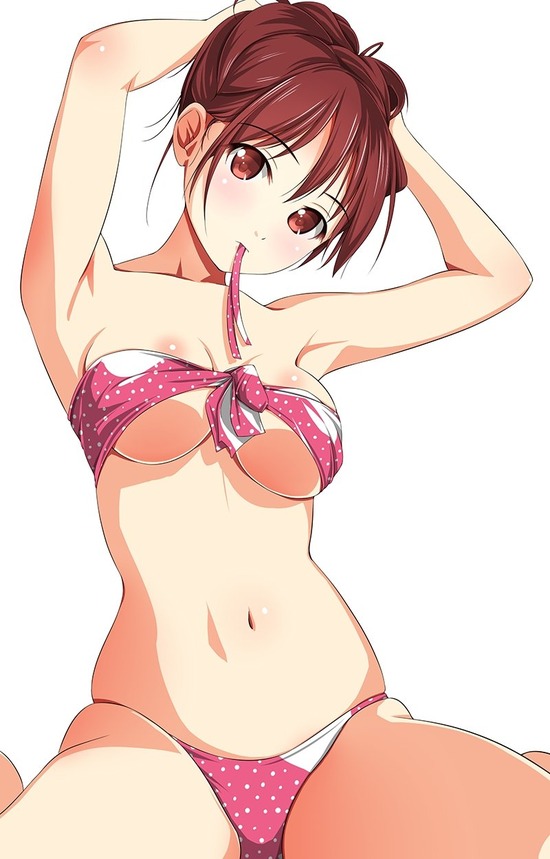 【２次】下からタプタプしたくなる良き下乳をした女の子の二次エロ画像　その７【下乳】