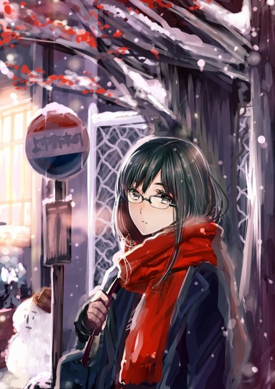 【２次】１２月が来てしまったので冬を感じる美少女二次画像【非18禁】