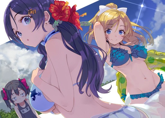 【２次】水着姿の可愛い女の子の二次画像　その１１【水着・非エロ】