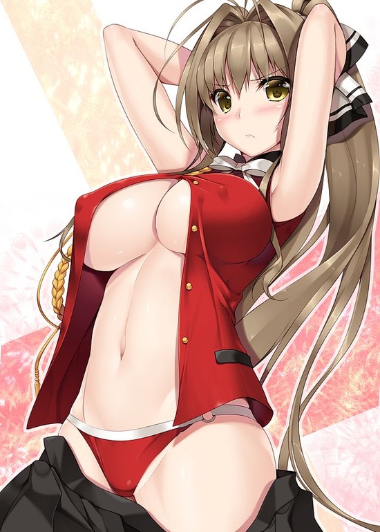 【２次】勃った乳首が衣服越しに見えちゃってる女の子の二次エロ画像　その２【おっぱい】