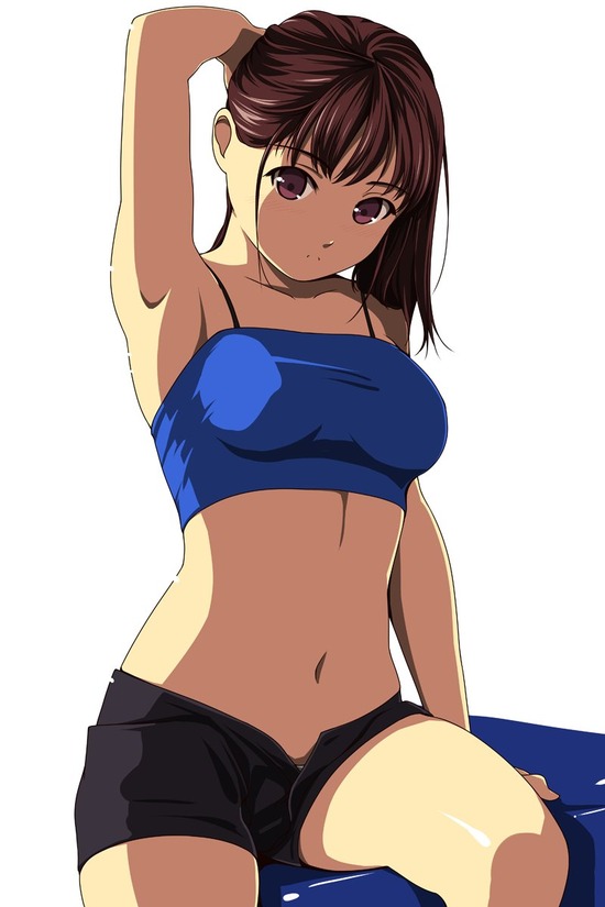 【２次】おヘソが出ちゃってる女の子の二次エロ画像　その２【ヘソ】