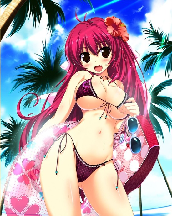 【２次】水着姿の可愛い女の子の二次画像　その１０【水着・非エロ】