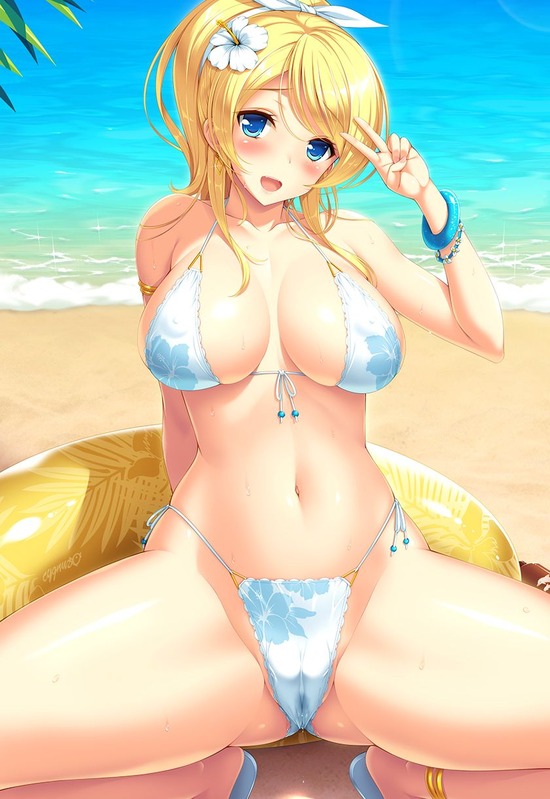 【２次】水着姿の女の子の二次エロ画像　その２０【水着】