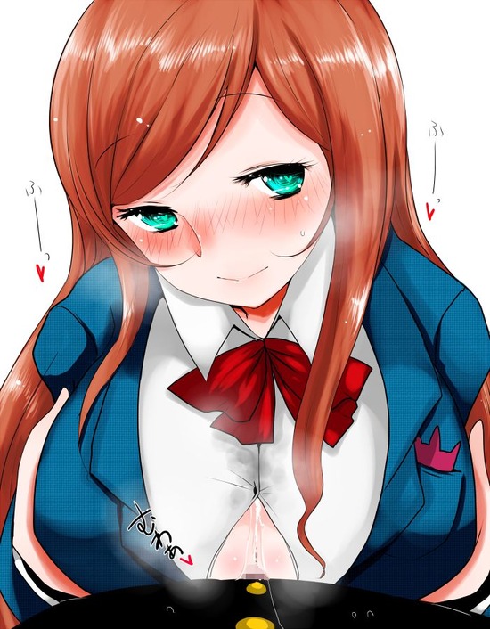 【２次】けしからんおっぱいにしごかれて発射しちゃってる二次エロ画像　その５【挟射】