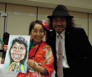 高橋悦子の面白い似顔絵