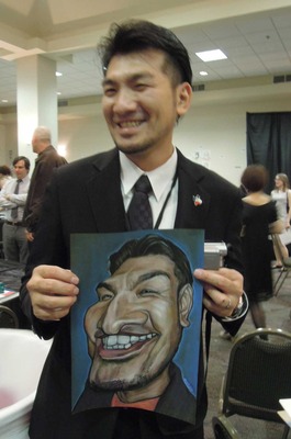 谷純一さんの上手い似顔絵