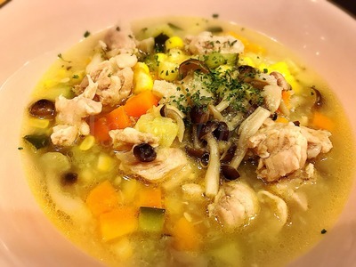 野菜チキンスープ