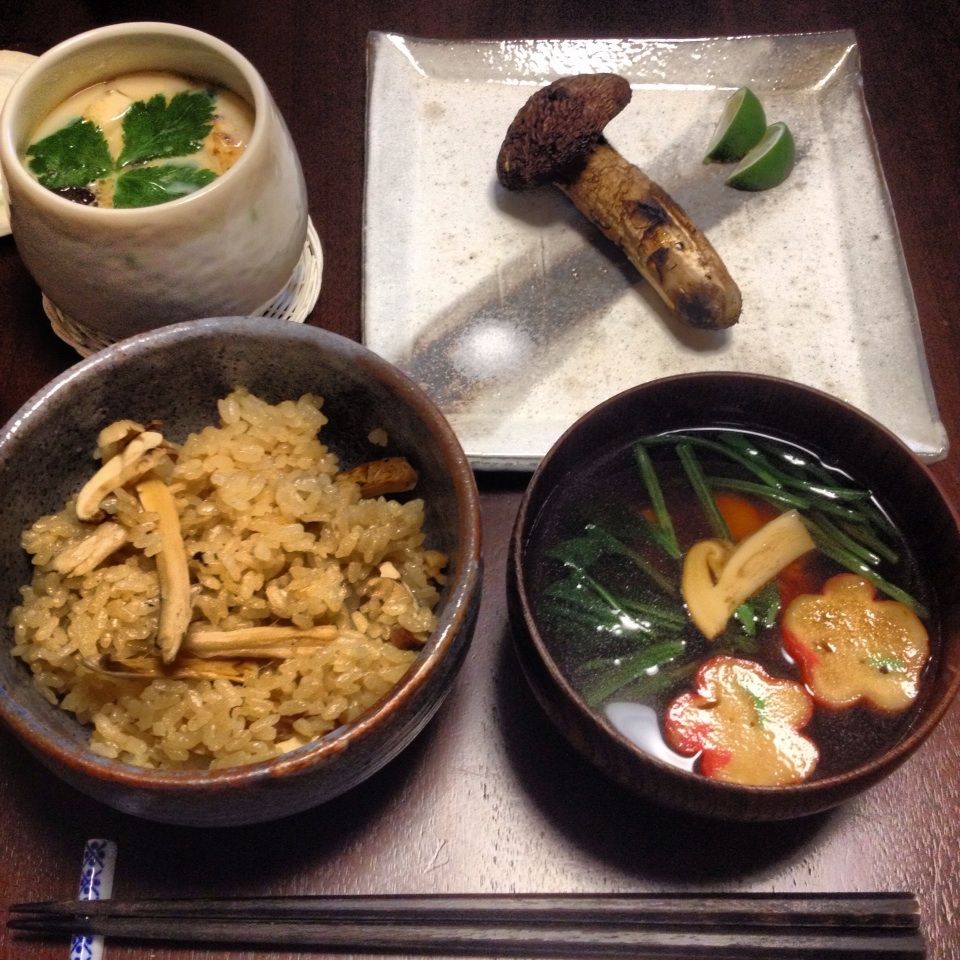 松茸づくし