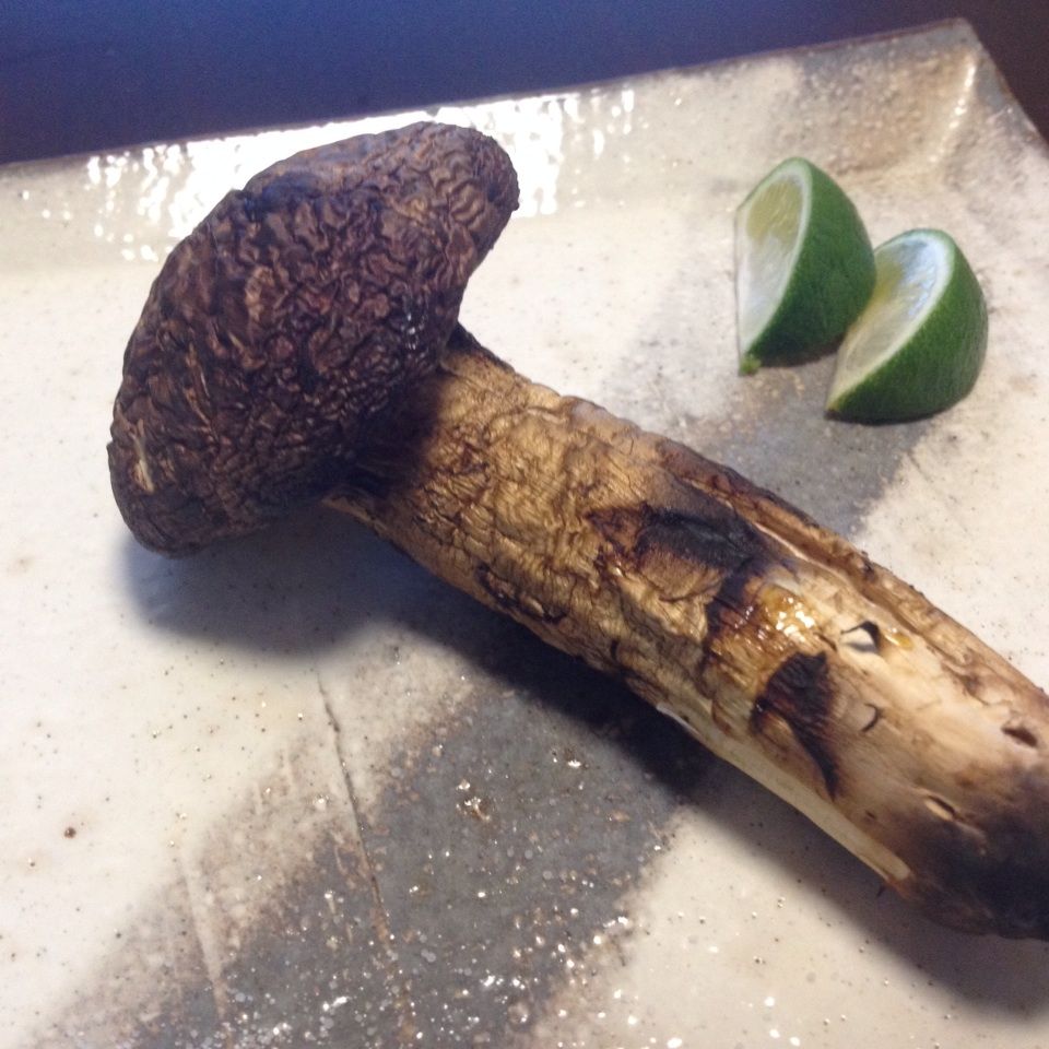 焼き松茸