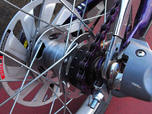 BS ピクニカ　14　チェーン車　3速化用インター3付リアホイール