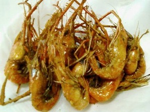 テナガエビの素揚げ