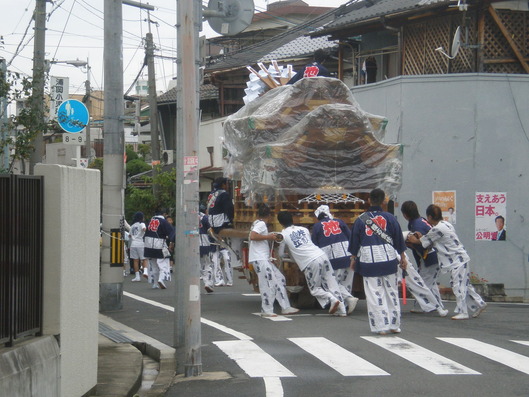 清見原神社のだんじり