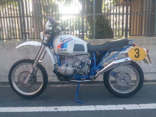 BMW R80GS ワンオフマフラー