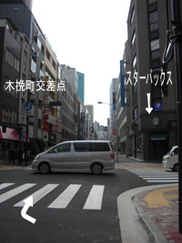 木挽町交差点
