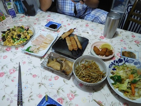 7月28日の夕食