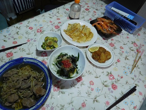 6月23日の夕食