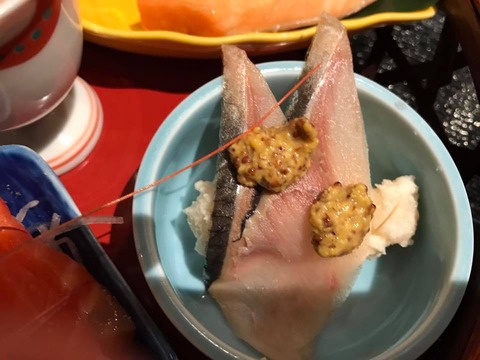 しめ鯖&ポテサラ