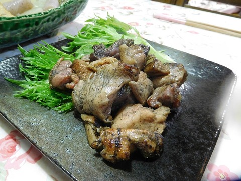 宮崎地鶏の炭火焼き
