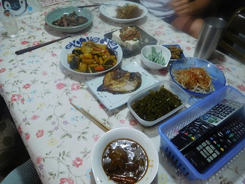7月31日の夕食