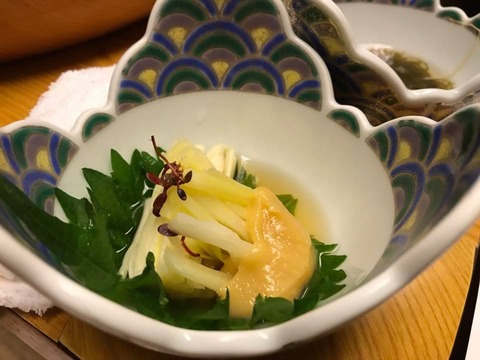 黄ニラの酢味噌和え