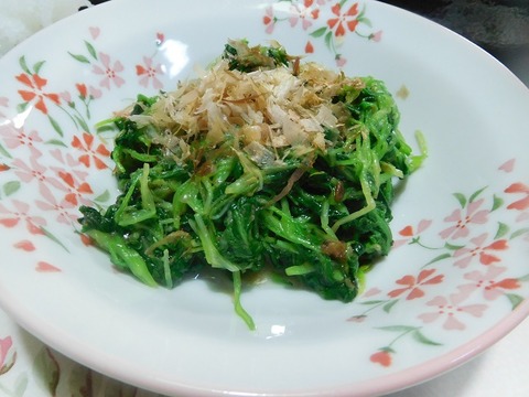 つまみ菜の梅和え