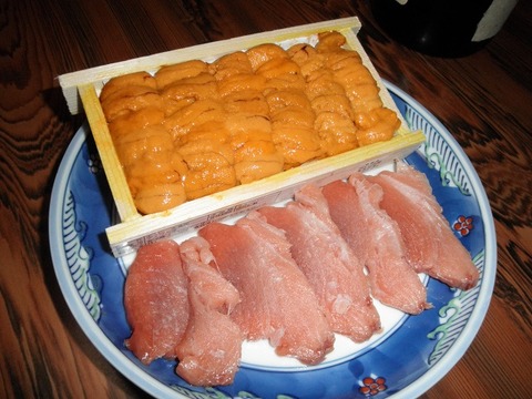 中トロ&うに
