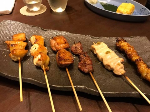 比内地鶏の焼き鳥