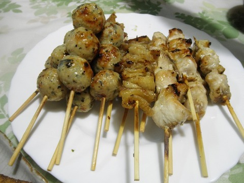 焼き鳥3種
