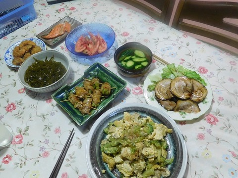 7月30日の夕食