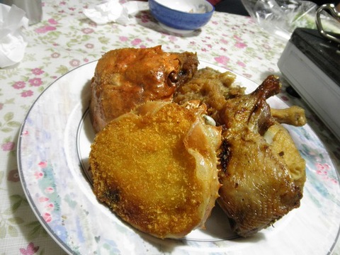 カニ甲羅揚げ