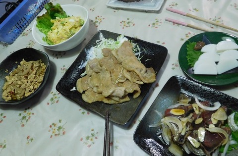 7月4日の夕食