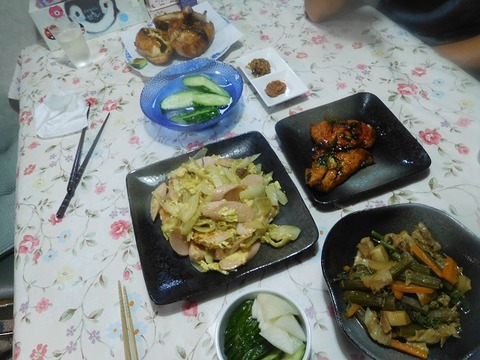 8月3日の夕食