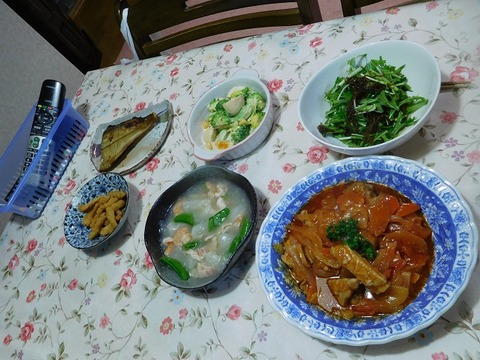 4月8日の夕食