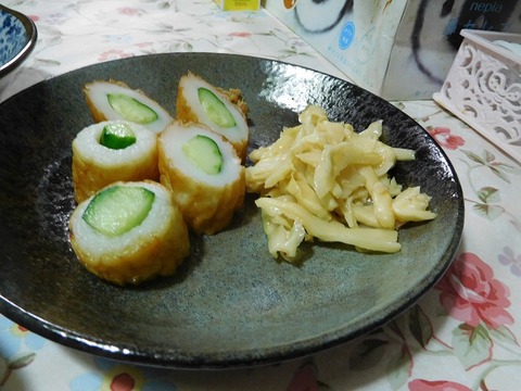 きゅうり竹輪&穂先メンマ