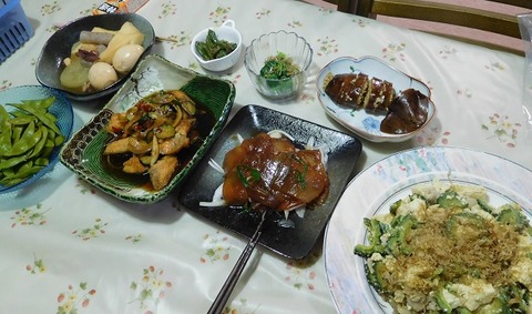 8月7日の夕食