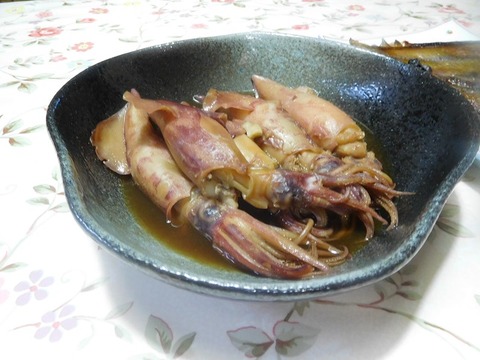 ホタルイカの煮つけ