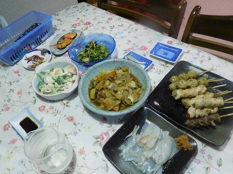 8月22日の夕食